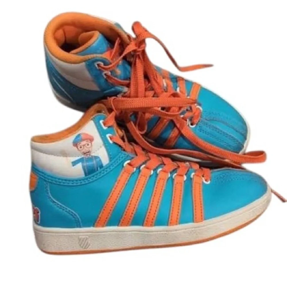 K-Swiss Kids Sneakers in Blue and Orange